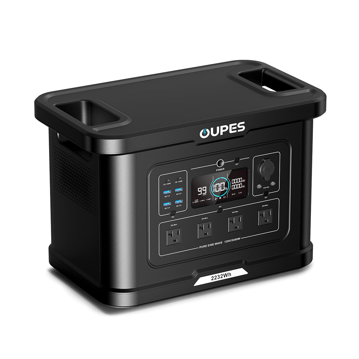 OUPES Exodus 2400 Portable Power Station | 2400W 2232Wh
