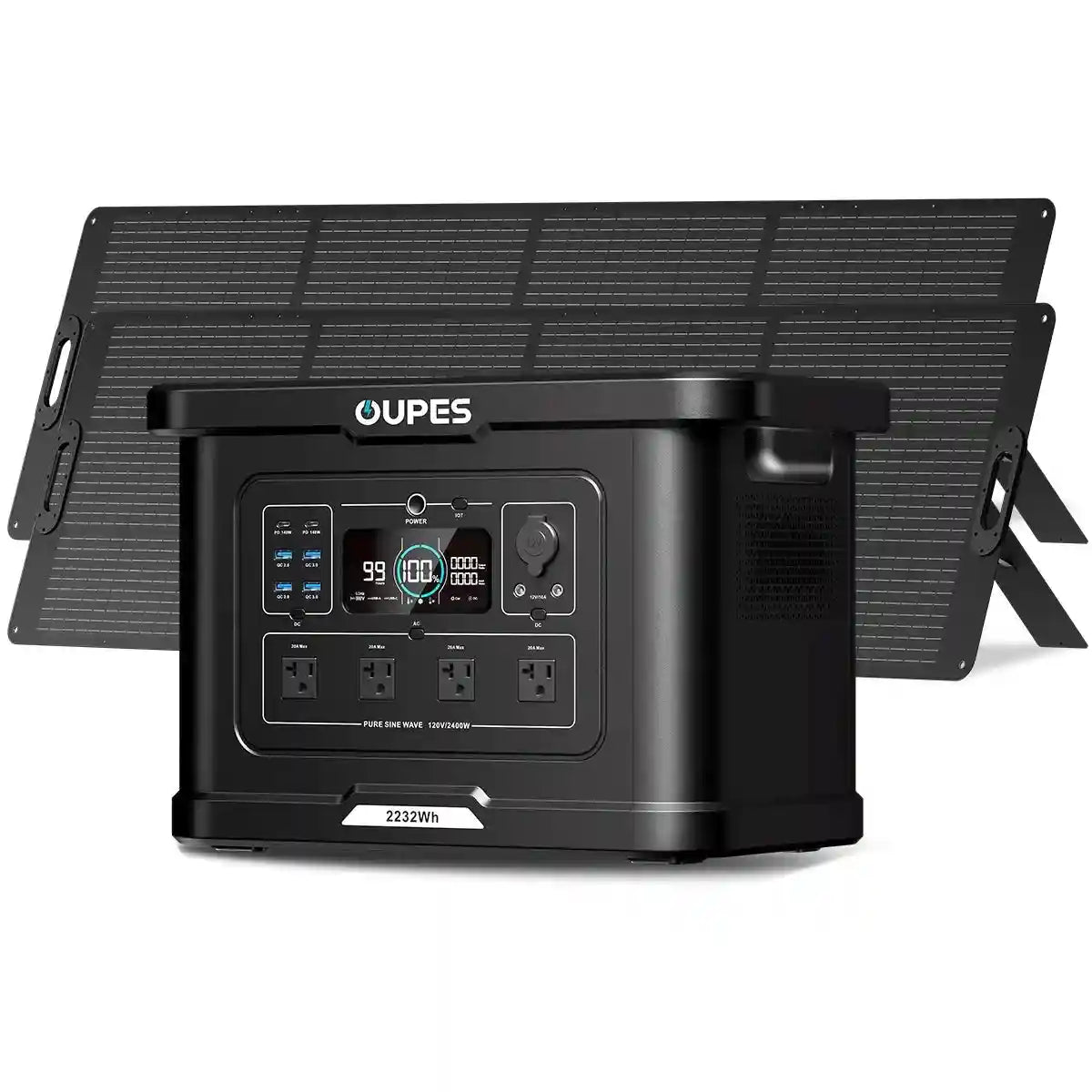 OUPES Exodus 2400 Portable Power Station | 2400W 2232Wh