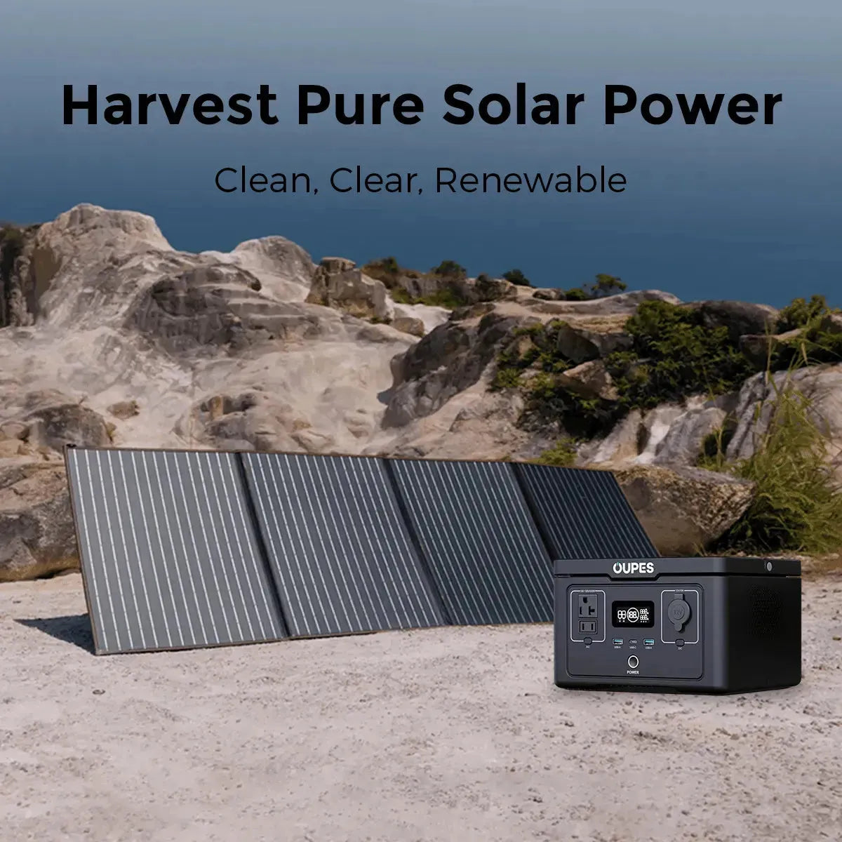 Exodus 600 + 240W Solar Panel | Solar Generator Kit