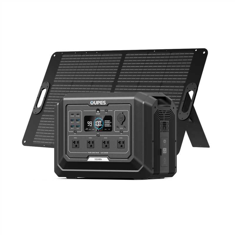 OUPES Mega 1 Home Backup & Portable Power Station | 2000W 1024Wh