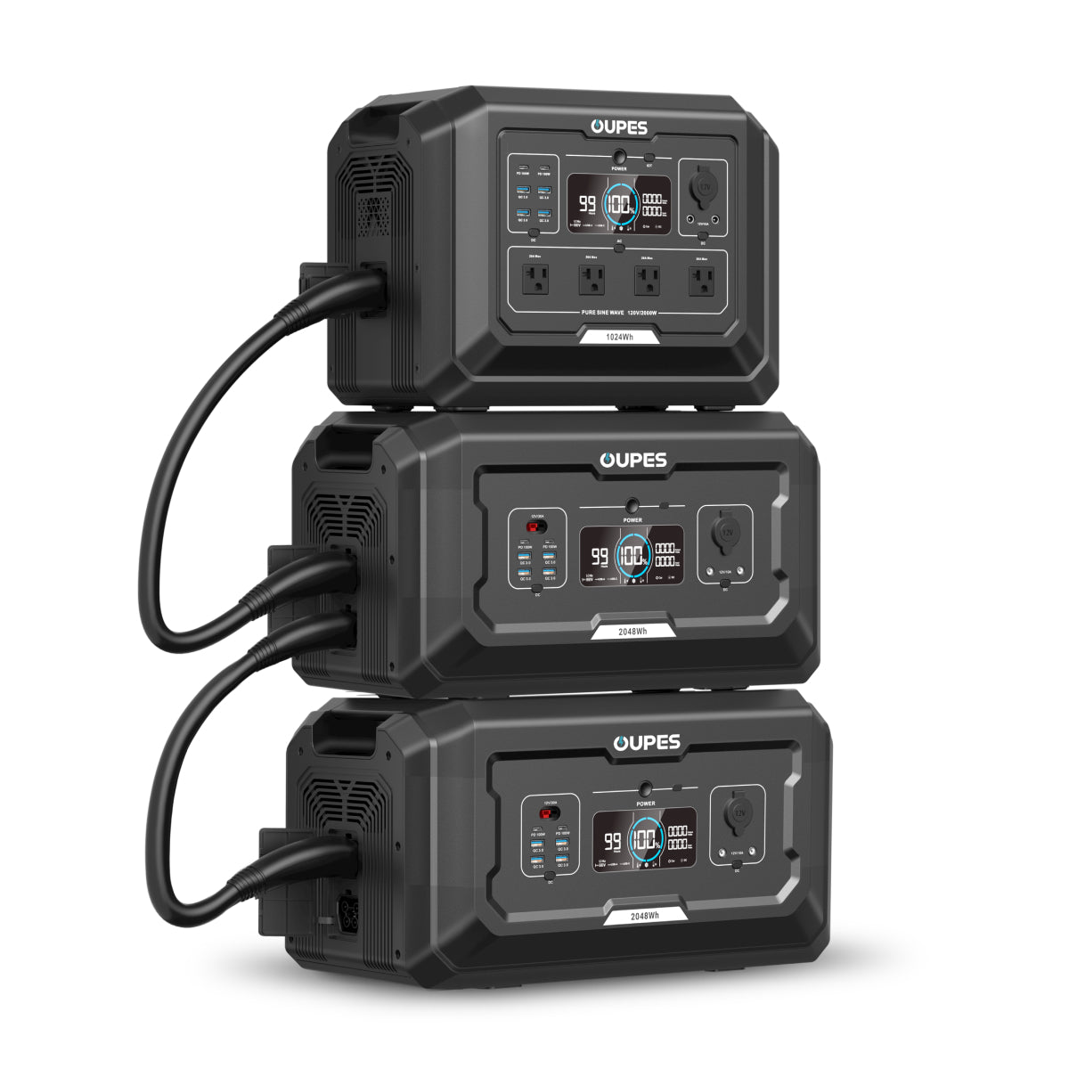 OUPES Mega 1 Home Backup & Portable Power Station | 2000W 1024Wh