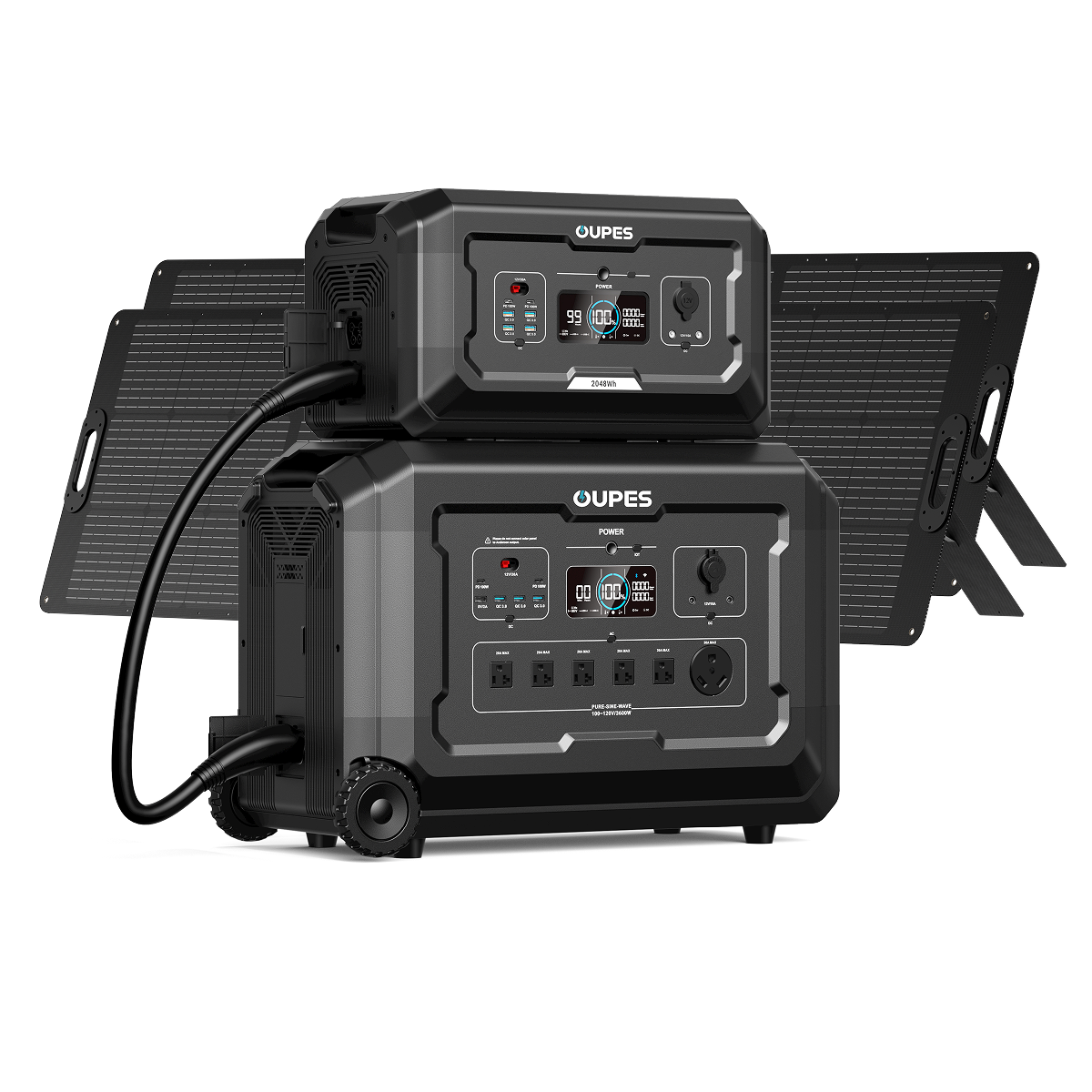 OUPES Mega 3 Home Backup & Portable Power Station | 3600W 3072Wh