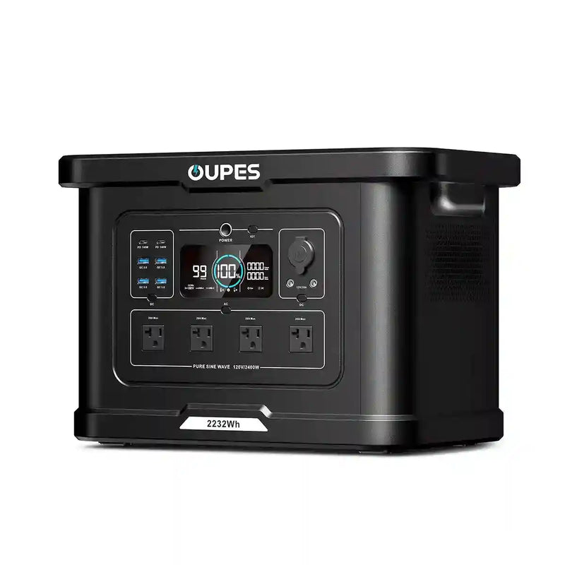 How big of a battery bank do I need to power a house?