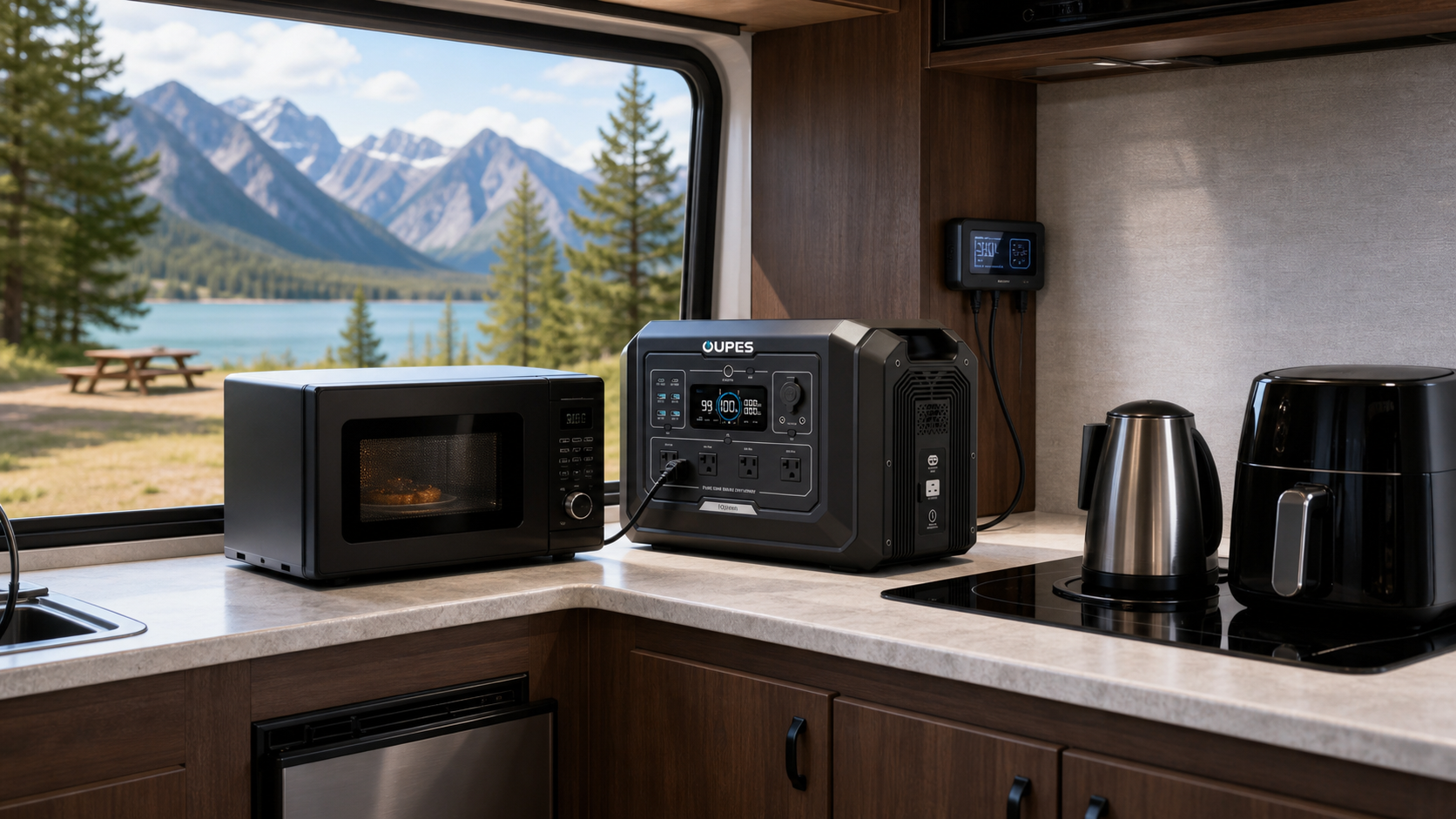 How Many Watts Does a Microwave Use? Input Power and Battery Sizing