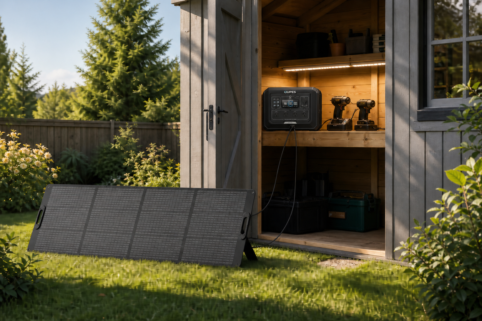 Solar Energy for a Shed: Panel, Battery and Inverter Sizing