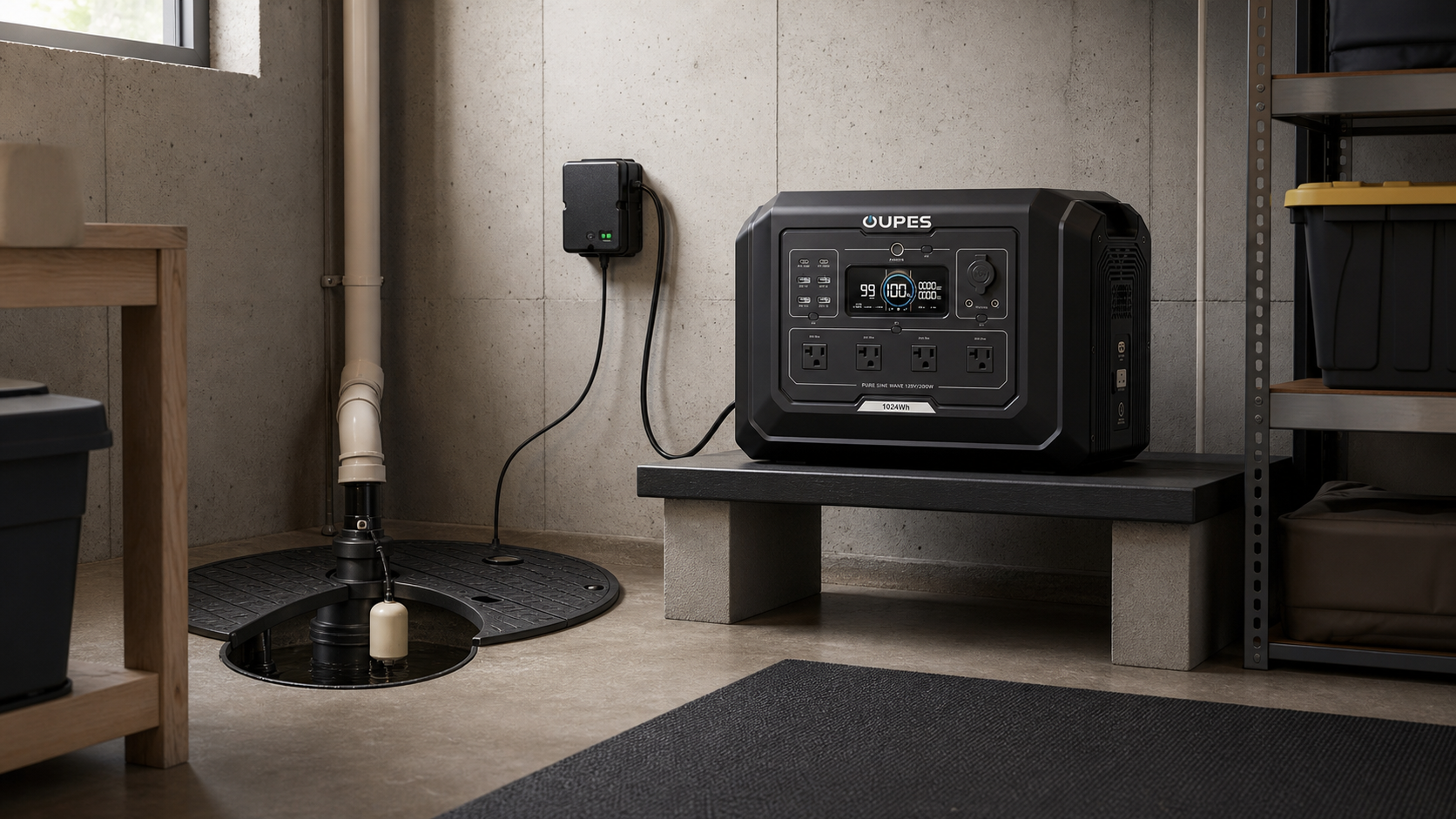 Sump Pump Wattage: Startup Surge, Runtime and Backup Power Sizing