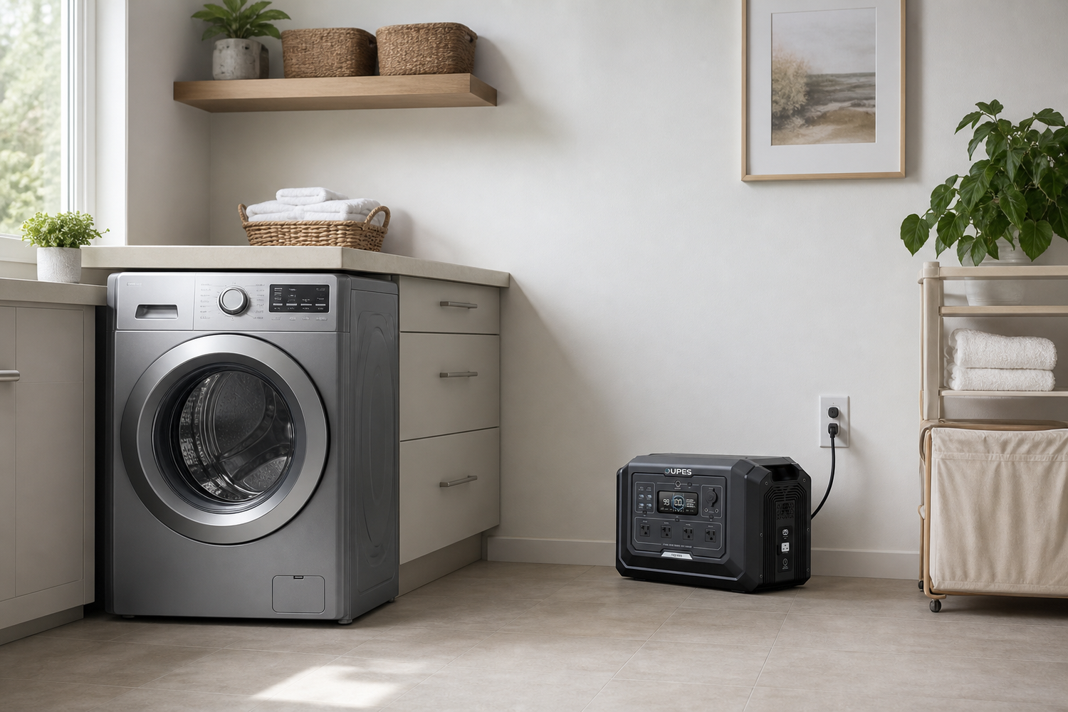 Washing Machine Wattage: Power Use and Backup Sizing