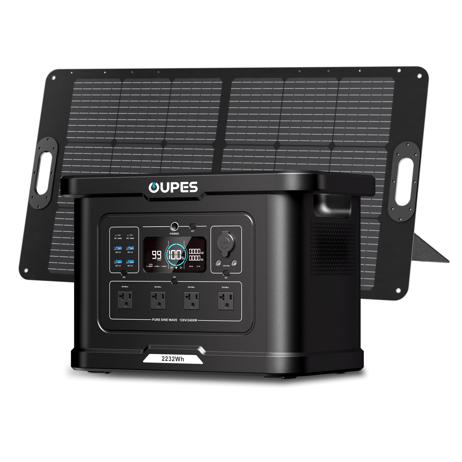 OUPES Exodus 2400 Portable Power Station | 2400W 2232Wh